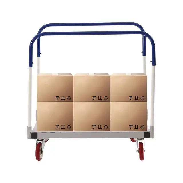 Alt view image 3 of 6 - 1500LBS Heavy Duty Panel Truck Carts, Steel Panel Dolly Table Cart with 4 Swivel Wheels,Drywall Sheet Cart for Garage, Home, Warehouse