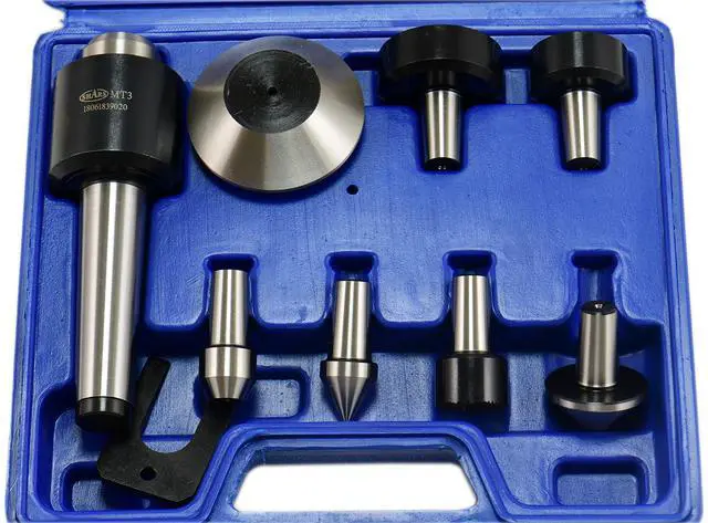 Main image of 3MT Live Center Set High Performance Heavy Duty CNC Interchangeable Nose 8 PCS 202-3561 M[