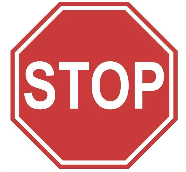 Main image of "Stop" Durable Laminated Vinyl Floor Sign- Sign by Graphical Warehouse- 5S Safety and Security Signage, Visual Communication Tool (38")