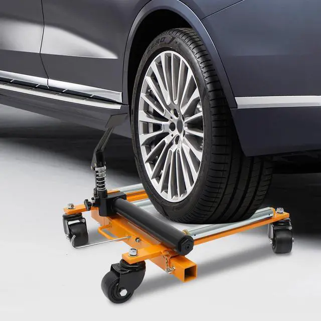 Alt view image 2 of 6 - Hydraulic Wheels, Hydraulic Car Wheel Dolly Jack 2204-Lbs Hydraulic Tire Positioning Jack Tire Lift Jacks with Ratcheting Foot Pedal, for Tire Auto Repair Moving