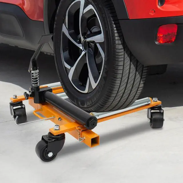 Alt view image 3 of 6 - Hydraulic Wheels, Hydraulic Car Wheel Dolly Jack 2204-Lbs Hydraulic Tire Positioning Jack Tire Lift Jacks with Ratcheting Foot Pedal, for Tire Auto Repair Moving