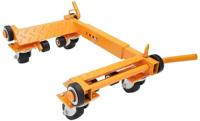 Main image of Hydraulic Car Wheel Dolly Jack 2204-Lbs Wheel Dolly, Heavy Duty Vehicle Positioning with Ratcheting Foot Pedal, Ratchet Type Tire Skate Tire Jack for Car Truck