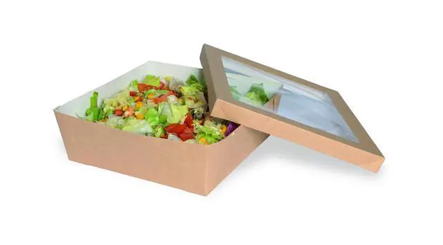 Alt view image 2 of 6 - 210GKL90DX-Clear Dome Lid for Soup Cups - coffee cup lids-parfait cups with lids reusable-oatmeal cups with lids-clear dome -plastic cup dome lid - (3.5) - Case of 1000