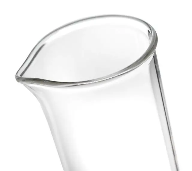 Alt view image 2 of 6 - Graduated Cylinders 7 Piece Set - ASTM, Class A - 10mL, 25mL, 50mL, 100mL, 250mL, 500mL & 1000mL - Protective Collars, Hexagonal Base - Blue Graduations - Borosilicate 3.3 Glass - Labs
