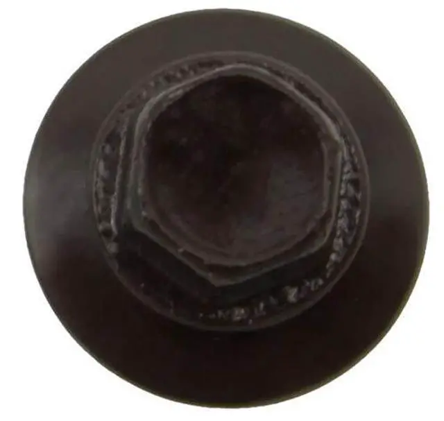 Alt view image 4 of 4 - Metal ROOFING SCREWS: (1000) 10 x 1-1/2" Dark Brown Hex Head Sheet Metal Roof Screw. Self starting metal to wood siding screws. EPDM washer. Colored head