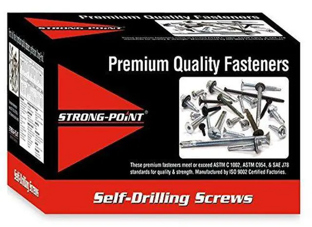 Alt view image 2 of 2 - #6 x 2-1/4" Full Thread Square Trim Head ZINC S/D Screws 3,000ct | T2QZF