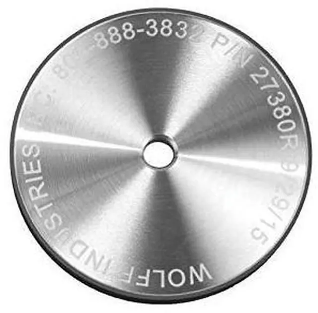 Main image of Wolff Twice as Sharp and Ookami Gold Wheels - Professional & Industrial Honing, Diamond, & Polishing Wheels. 5" (800 Grit Diamond Wheel)