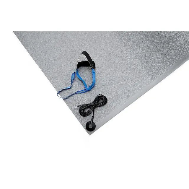 Alt view image 2 of 2 - ESD Anti Fatigue Floor Mat Kit, 3 Ft. x 6 Ft., Gray (AF-3x6GRKT)