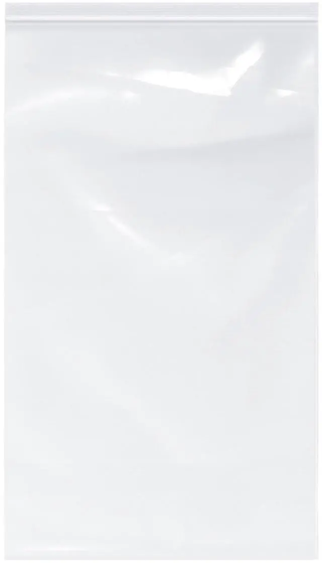 Main image of 14" x 24" (Case of 250), 4 Mil Heavy Duty Zipper Reclosable Plastic Bags