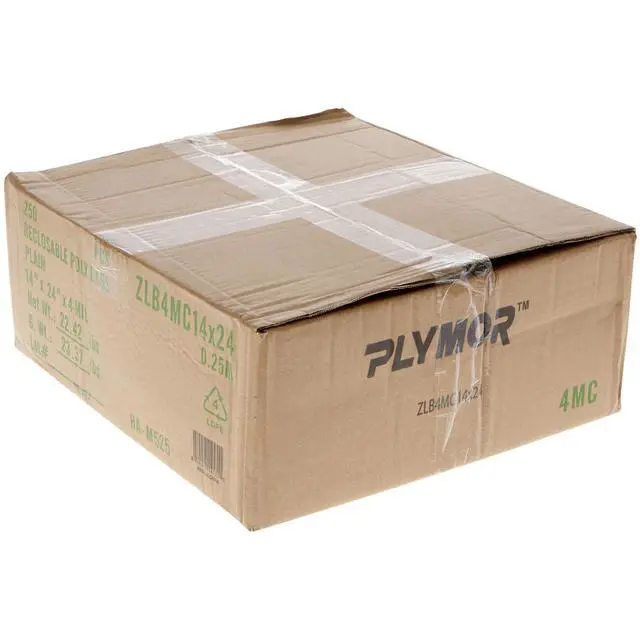 Alt view image 4 of 4 - 14" x 24" (Case of 250), 4 Mil Heavy Duty Zipper Reclosable Plastic Bags