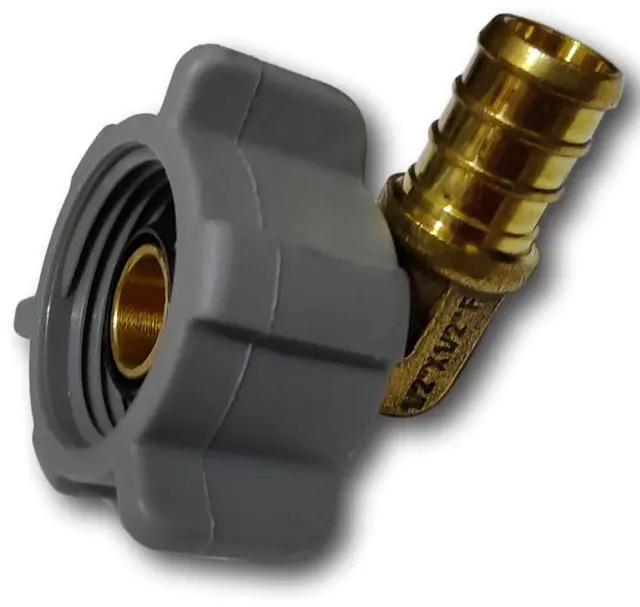 Main image of XFITTING 1/2" Pex x 7/8" BC (Ballcock) Swivel Elbow, Brass (100)