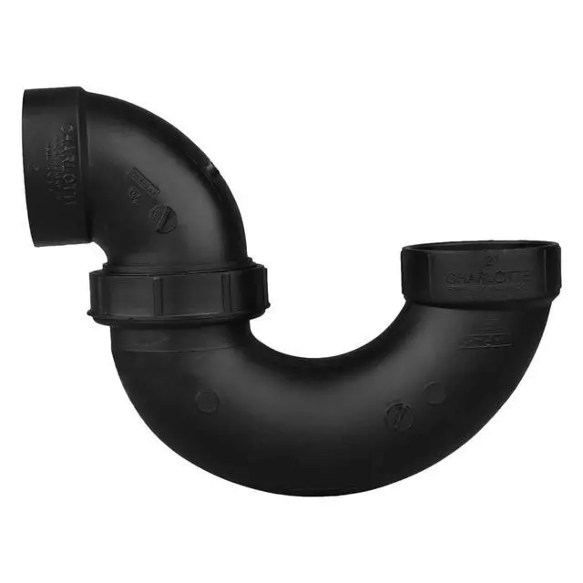 Alt view image 5 of 6 - 2 DWV P-TRAP WITH THREADED UNION W/P-NUT DWV (DRAIN, WASTE AND VENT) (20 Unit Box)