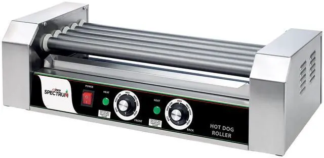 Main image of EHDG-7R Hot Dog Roller Grill with Dual Heating Zones, 7 Rollers