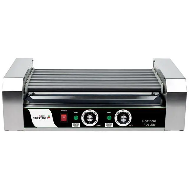 Alt view image 2 of 6 - EHDG-7R Hot Dog Roller Grill with Dual Heating Zones, 7 Rollers