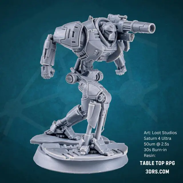 Alt view image 5 of 6 - Table Top RPG 3D Printing Resin by 3DRS High Precision & Durable Resin for Miniatures, Models, Low Shrinkage, Fast Curing, LCD/DLP/SLA Compatible (4kg)
