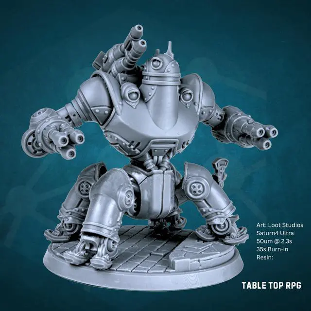 Alt view image 6 of 6 - Table Top RPG 3D Printing Resin by 3DRS High Precision & Durable Resin for Miniatures, Models, Low Shrinkage, Fast Curing, LCD/DLP/SLA Compatible (4kg)