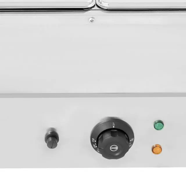 Alt view image 3 of 6 - Electric Commercial Food Warmer,110V 5-Pan Stainless Steel Bain Marie Buffet Food Warmer Steam Table with Temperature Control and Cover,Suitable for Parties,Catering and Restaurants