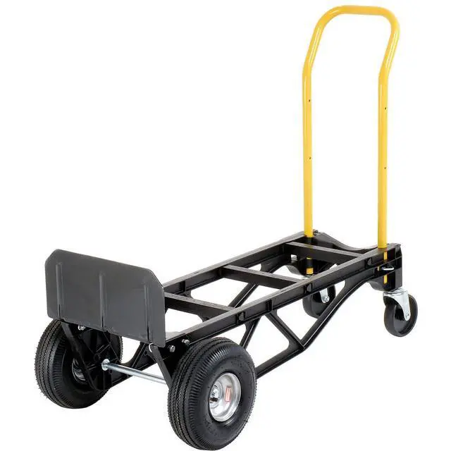 Alt view image 2 of 6 - Nylon Convertible Hand Truck - 37-1/4"Lx12"W Platform