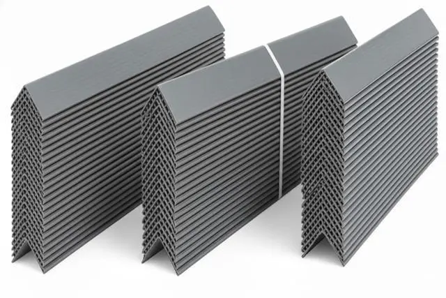 Main image of Plastic Edge & Corner Protectors (1.93'' x 1.93'' x 47.24'') | Waterproof, Reusable Pallet Guards for Packing & Shipping | Alternative to Cardboard Edge Protectors (50 Pack)