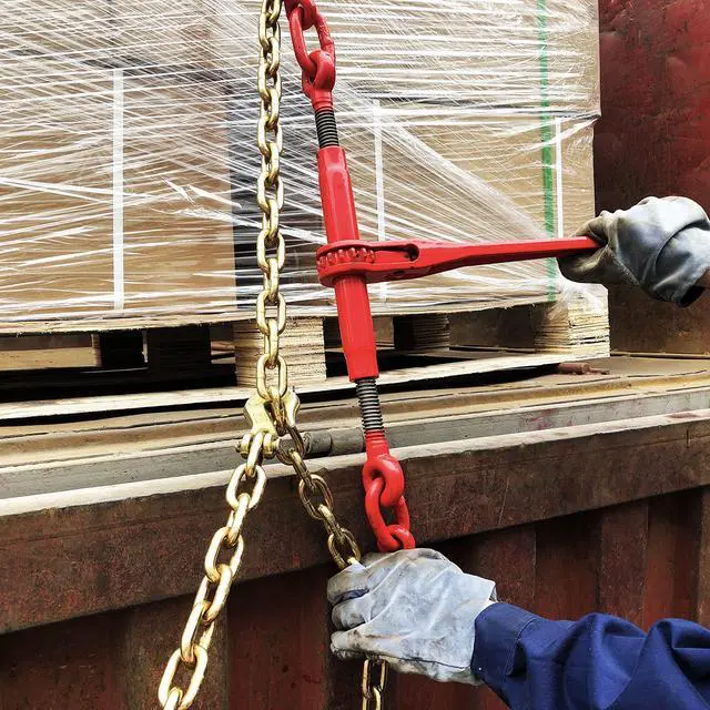 Alt view image 3 of 3 - Chain and Binder kit, 4,700lbs Safe Working Load, 5/16"X20' G70 Chain and Ratchet Load Binders. Trailer Accessories. (1)