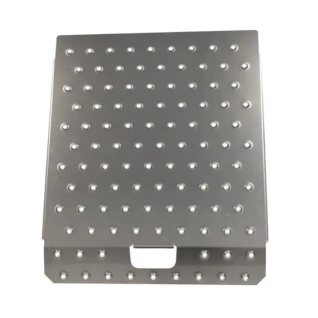 Alt view image 3 of 6 - 5001.6761 Aluminum Shed Trailer Garage Ramp for Lawn Mowers, Garden Tractors, Motorcycles, ATVs & UTVs - 29" x 24" with Tough Grip Surface, 750 lbs. Capacity