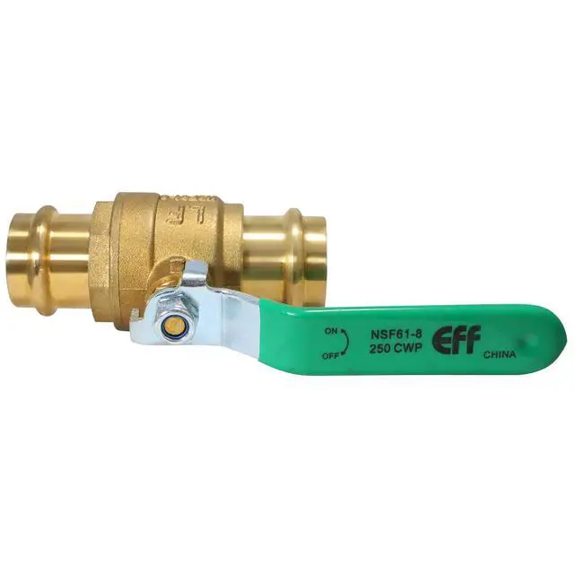 Alt view image 3 of 6 - 10 Pc 1 Inch x 1 Inch Press Ball Valve, 202-2-1=10XX