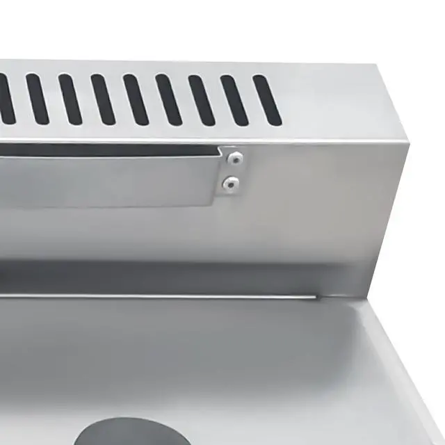 Alt view image 5 of 6 - 3-Pan Commercial Food Warmer, Stainless Steel Countertop Buffet Steam Heater Gas Food Soup Warmer Adjustable Temperature Foods Heating Pot with Lid for Kitchen Restaurant Canteens Banquet Halls