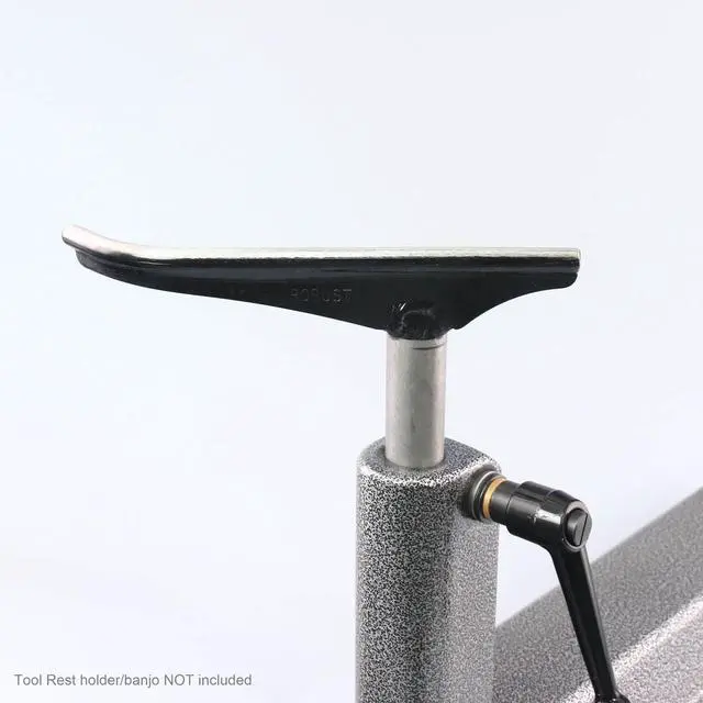 Alt view image 5 of 6 - Small "J" Curved Tool Rest, 9" Wide, Long Post