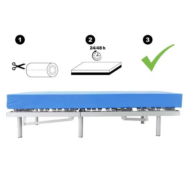Alt view image 6 of 6 - Orthopedic Mattress Single, Hospital Bed, Waterproof, Medical Geriatric for Elderly and Disabled, Made in Europe