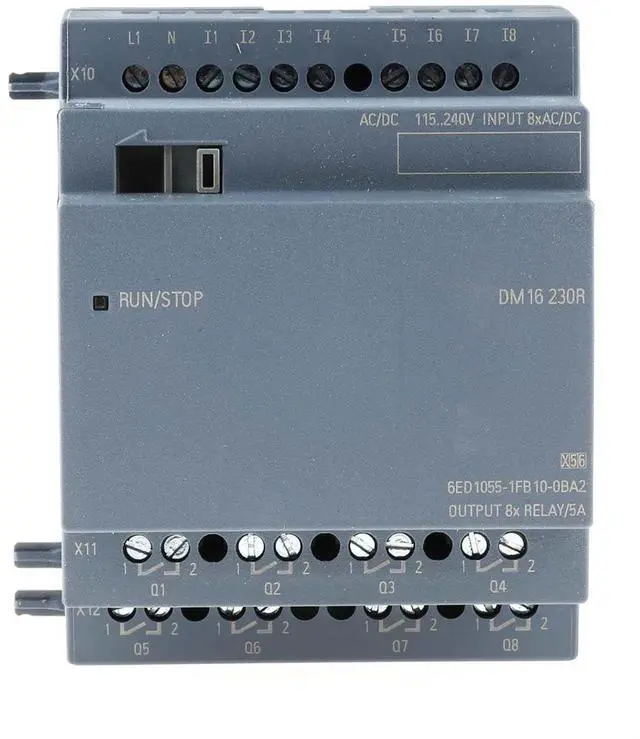 Main image of LOGO! DM16 230R 0BA2 PLC Expansion Module 115 V/AC, 115 V/DC, 230 V/AC, 230 V/DC