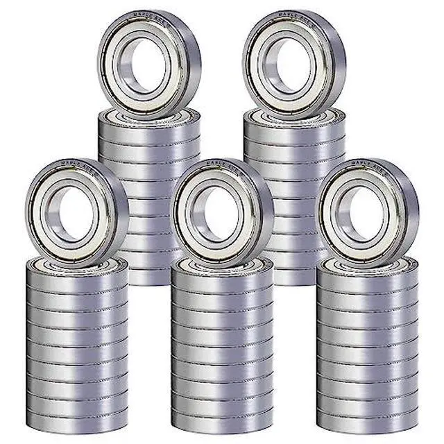 Alt view image 6 of 6 - 6306-ZZ Ball Bearing 30x72x19mm 6306 ZZ Metal Shielded (Qty 50)