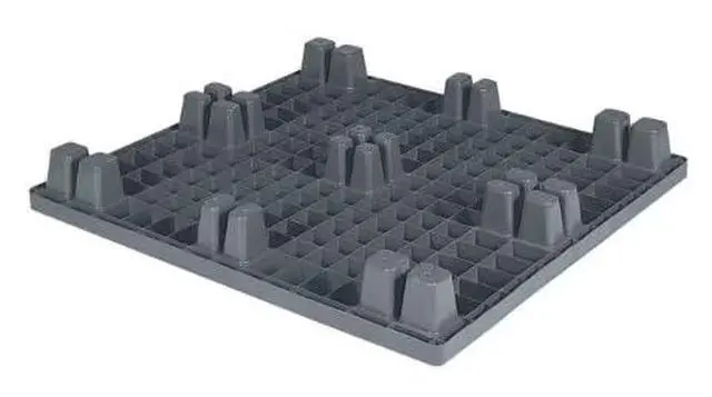 Alt view image 2 of 3 - 48" L x 40" W x 6" H Heavy Duty High Density Polyethylene Pallet 10,000lb Static Weight Load Capacity