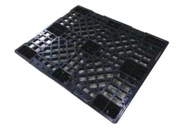 Alt view image 3 of 3 - 48" L x 40" W x 6" H Heavy Duty High Density Polyethylene Pallet 10,000lb Static Weight Load Capacity