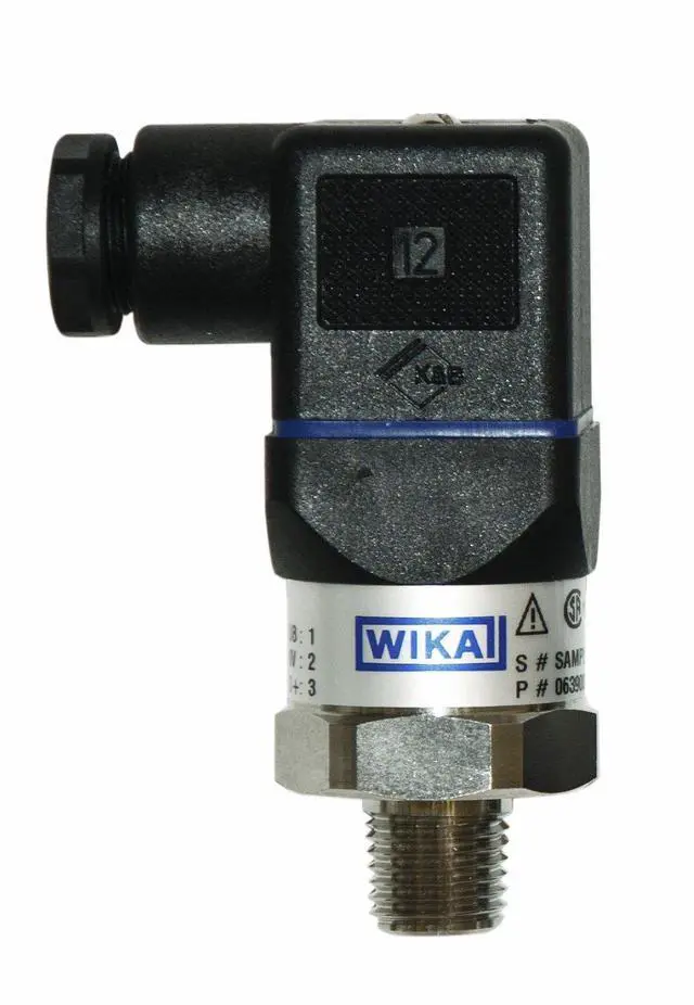 Main image of 50372475 General Purpose Pressure Transmitter, 4 - 20mA 2-Wire Signal Output, Stainless Steel 316L Wetted Parts, 0-100 psi Range, +/-0.5% Accuracy, 1/4" Male NPT Connection