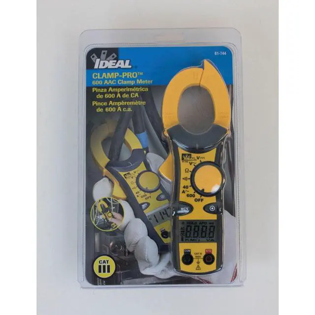Alt view image 6 of 6 - 61-744 600-Amp Clamp-Pro(TM) Clamp Meter - TWO YEAR