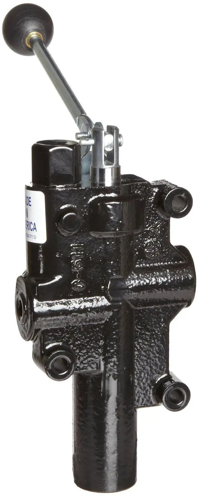 Alt view image 2 of 2 - Prince RD-2555-T4-ESA1 Directional Control Valve, Logsplitter, 4 Ways, 3 Positions, Spring Center To Neutral, Cast Iron, 3000 psi, Lever Handle, 20 gpm, In/Out: 1/2" NPTF, Work: 1/2" NPTF