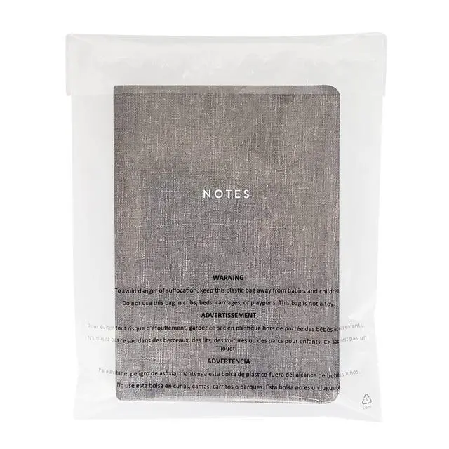 Alt view image 5 of 6 - 12 x 15 (1000 Count) Self Seal Clear Poly Bags with Suffocation Warning Permanent Adhesive FBA Compliant for Packaging Clothes, Shirts and More - 1.5mil LDPE Plastic