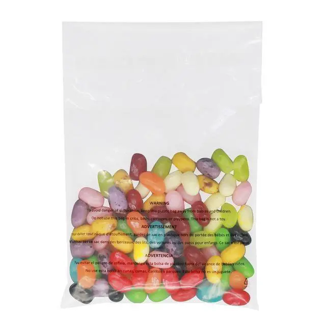 Alt view image 6 of 6 - 12 x 15 (1000 Count) Self Seal Clear Poly Bags with Suffocation Warning Permanent Adhesive FBA Compliant for Packaging Clothes, Shirts and More - 1.5mil LDPE Plastic