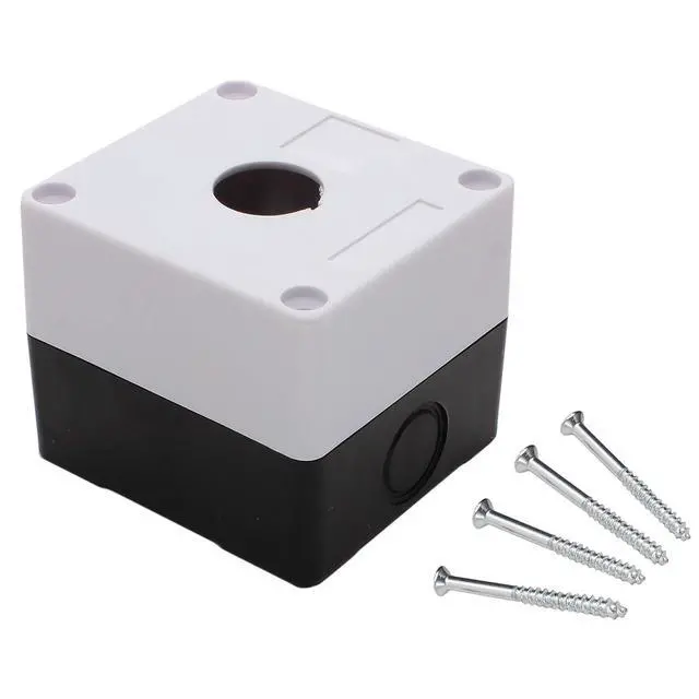 Alt view image 3 of 6 - Push Button Switch Emergency Stop Button 10 Pack Stay-Put (Red Mushroom) - Includes Switch Box 22mm - RV Accessories Push Start 1NO/1NC ABS Material