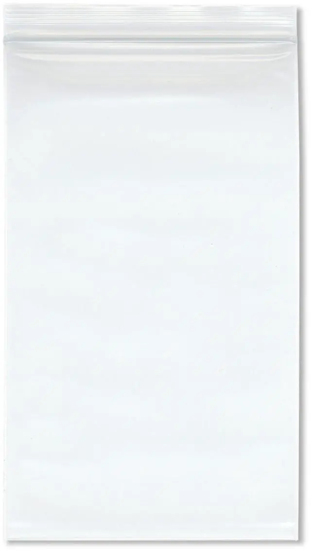 Main image of 7" x 10" (Pack of 500), 6 Mil Industrial Duty Zipper Reclosable Plastic Bags