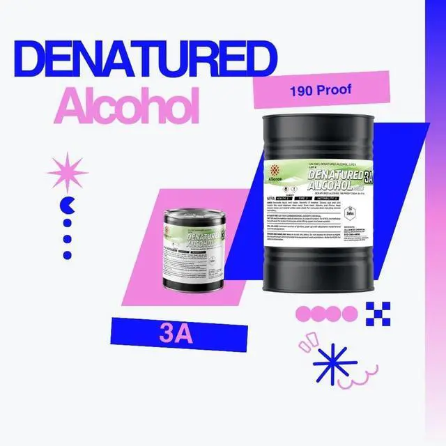 Alt view image 2 of 5 - Denatured Alcohol 190 Proof 3A - 4 Gallon Case