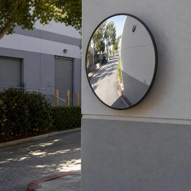 Main image of Convex Safety Mirror - 32" Convex Mirror - Curved Mirror - Bubble Mirror - Convex Mirror Outdoor & Indoor - Corner/Blind Spot Mirror - Security Driveway Mirror (2 Pack)