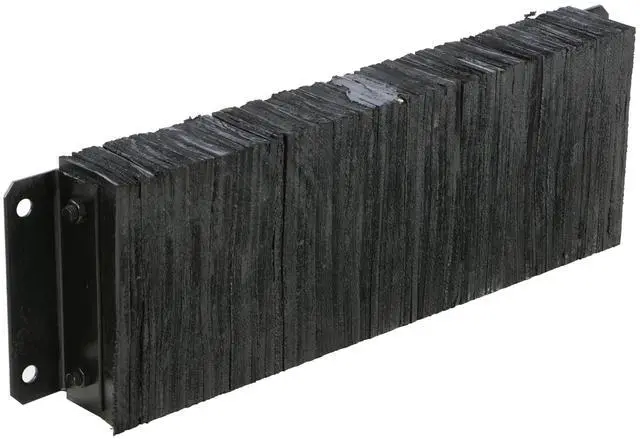 Main image of 1236-4.5 Laminated Rubber Dock Bumper 12 In. x 36 In. 4-1/2 In. Black