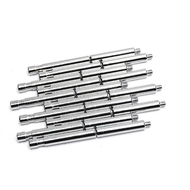 Alt view image 5 of 6 - 10 Pcs/Set Eyeglass Dispaly Rod Sunglasses Rack Organizer Aluminium Glasses Display Stand Holder with Lock for Optical Shop Glasses Mall (10 Pcs 48 14 Frames with Lock)