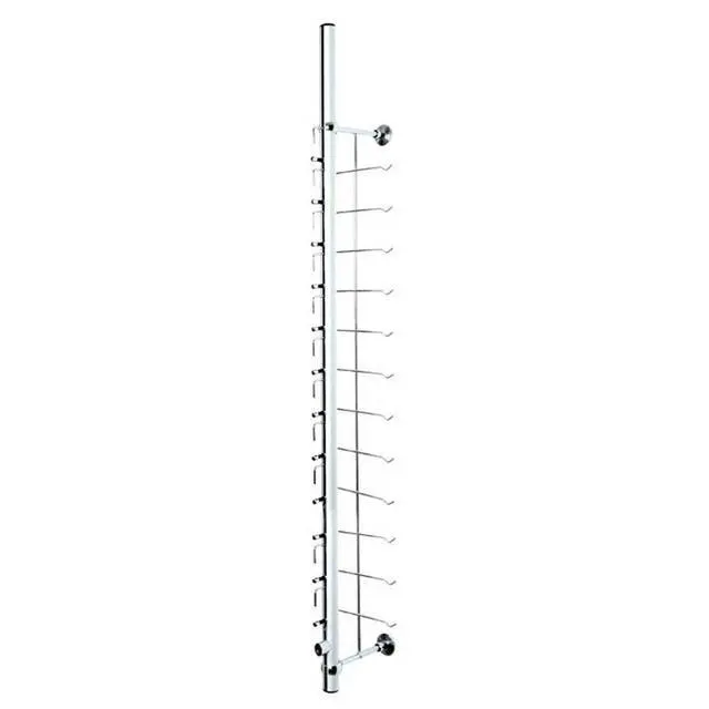 Alt view image 3 of 6 - 8 Pcs/Set Eyeglass Dispaly Rod Sunglasses Rack Organizer Aluminium Glasses Display Stand Holder with Lock for Optical Shop Glasses Mall (8Pcs 43.3 12 Frames with Lock)