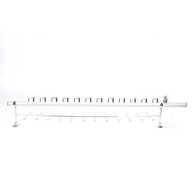 Alt view image 4 of 6 - Eyeglasses Display Rods, 10pcs/set Wall Mounted Sunglasses Storage Organizer, 12-Frame Lockable Eyewear Collection Glasses Display Rack Frame Eyeglasses Holder Stand for Optical Shop Glasses Mall