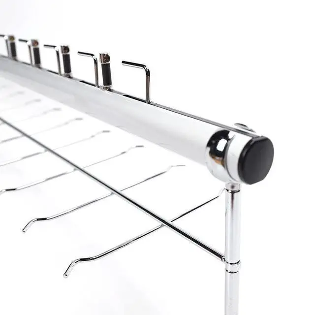 Alt view image 6 of 6 - Eyeglasses Display Rods, 10pcs/set Wall Mounted Sunglasses Storage Organizer, 12-Frame Lockable Eyewear Collection Glasses Display Rack Frame Eyeglasses Holder Stand for Optical Shop Glasses Mall