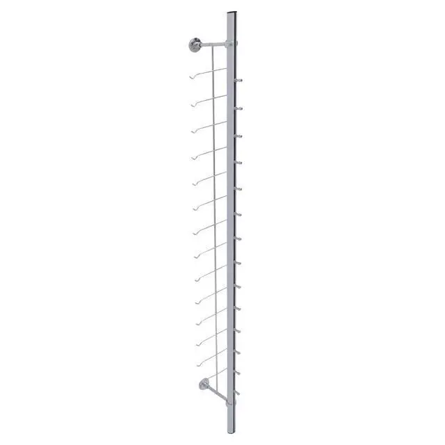 Alt view image 3 of 6 - Eyeglasses Display Rods, 10pcs/set Wall Mounted Sunglasses Storage Organizer, 14-Frame Eyewear Collection Glasses Display Rack Frame Eyeglasses Holder Stand for Optical Shop Glasses Mall