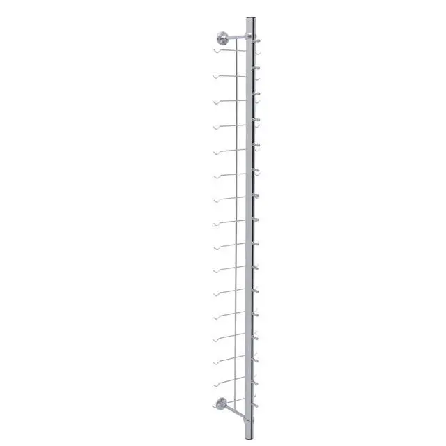 Alt view image 3 of 6 - Eyeglasses Display Rods, 10pcs/set Wall Mounted Sunglasses Storage Organizer, 16-Frame Eyewear Collection Glasses Display Rack Frame Eyeglasses Holder Stand for Optical Shop Glasses Mall