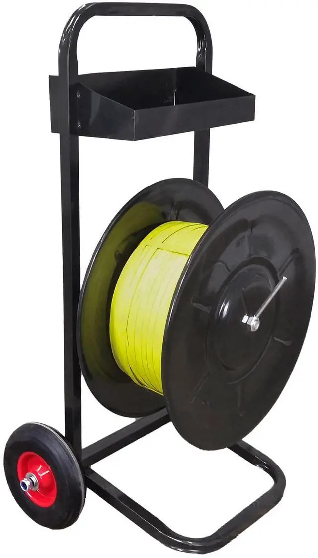 Main image of ® Banding Strapping Cart for Steel and Poly Strapping, Fits All Core Sizes, OD up to 20" Cart dims: 16.5 * 19.5 * 39 14433-NPF